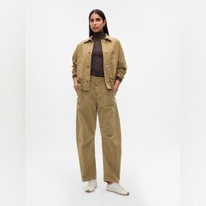 GAP Mid Rise Twill Barrel Pants Size 18